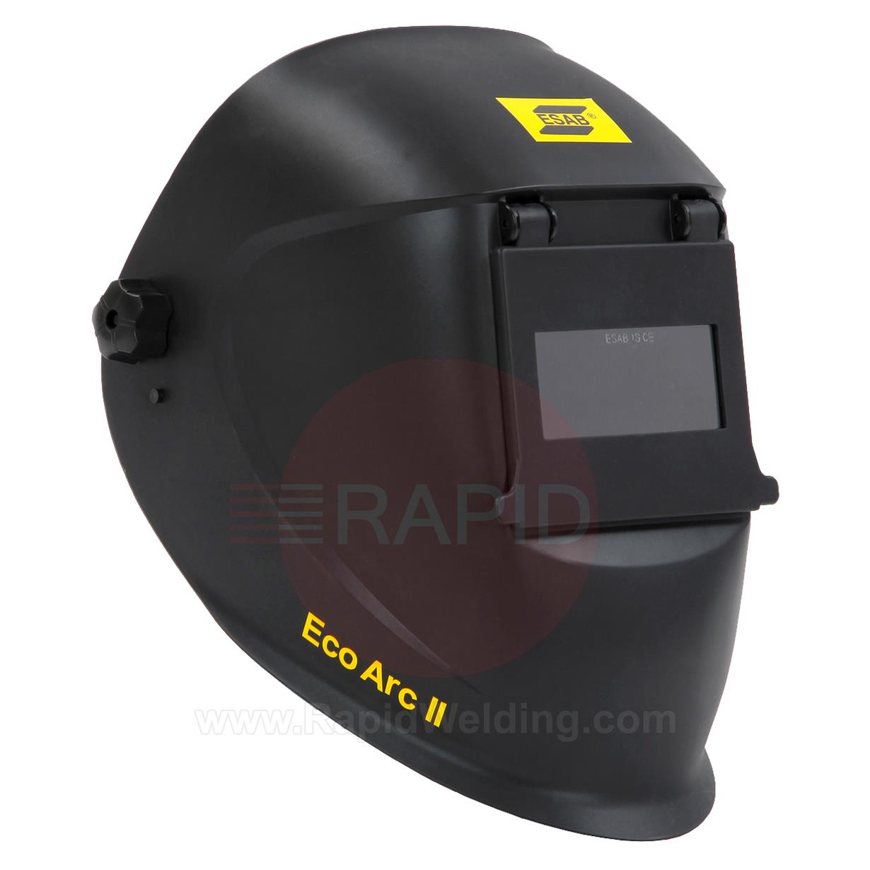 0700000761  ESAB Eco-Arc II Flip-up Welding Helmet with 110 x 60mm Shade #11 Passive Lens